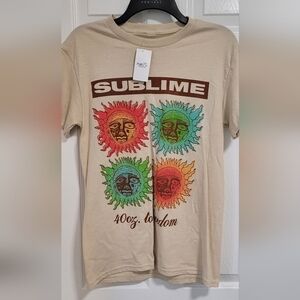 SUBLIME‎ 40oz. To Freedom Rock Band T Shirt Women's Size Small